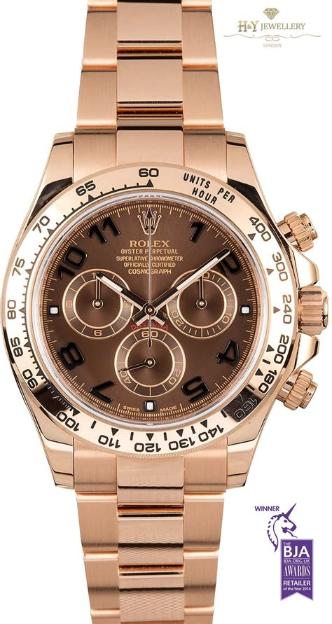 rolex daytona rose gold 116505